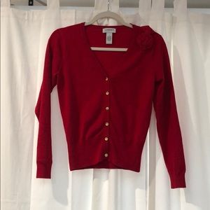 Button up Sweater with Bow